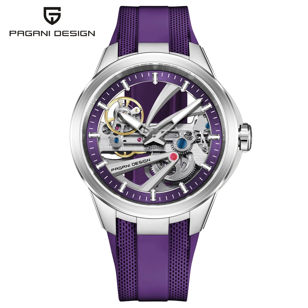 PAGANI DESIGN Hollow Men's Watches 2026 Luxury Tourbillon Mechanical Automatic Watch Men AR Sapphire Waterproof Luminous Clock