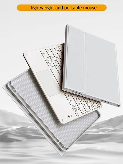 Keyboard Wireless Mouse Magic For iPad Pro 13 11 Case M5 M4 2026 M3 Air 13 11 5 4 10.2 9 8 7 Generation Case Bluetooth Keyboard