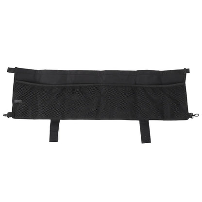 For Toyota Cruiser Prado 2024+ Car Back Rear Mesh Trunk Seat Elastic String Net Magic Sticker Universal Storage Bag Pocket Cage