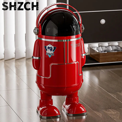 Shake Top Type Trash Can Garbage Bin Kitchen Bathroom Office Home 18L Hands Odor Proof Lid Garbage Bin Home