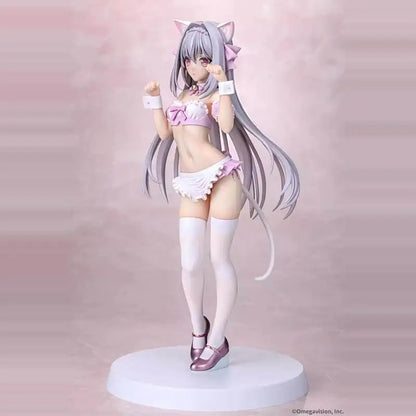 Anime Figure Q Six 1/6 Sakurakoji Luna Cat Ear Maid Tsuki Ni Yorisou Otome No Sahou Collectible Model