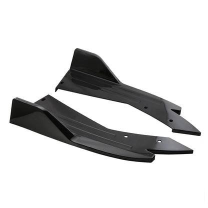 Car Rear Bumper Lip Splitter Universal Cars Side Fins Body Lip Spoiler Chin Skirt Protector Automobile Tuning Accessories