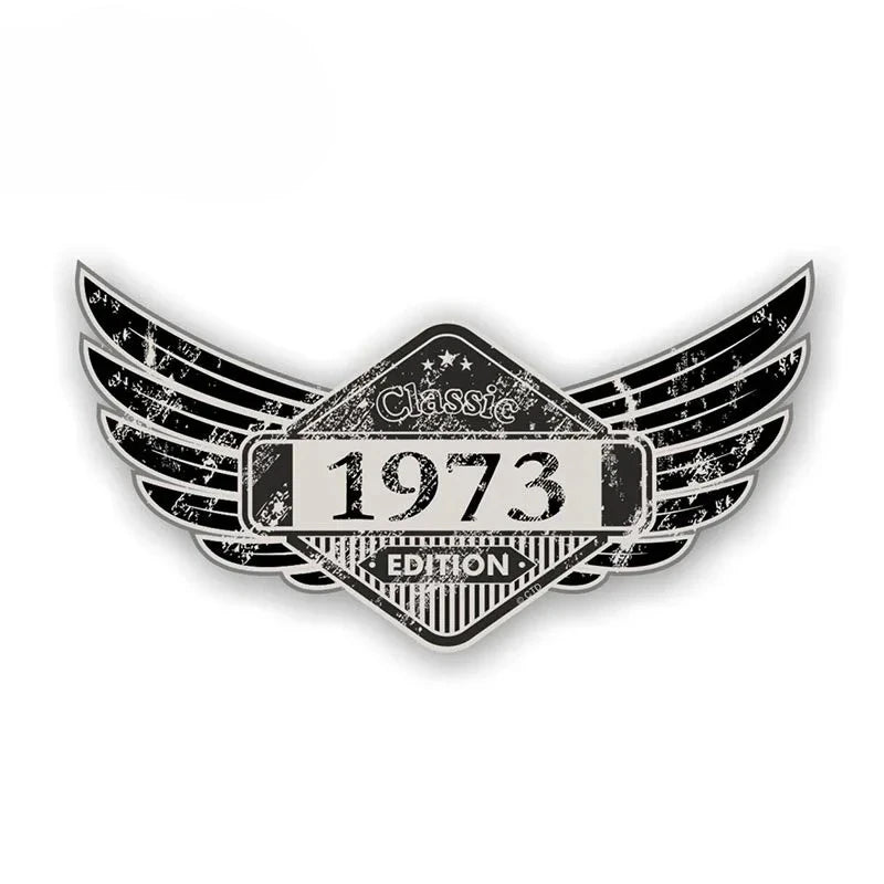 Custom Rusty Patina Aged Vinyl Sticker EARLFAMILY Vintage Car Decal for Window Bumper