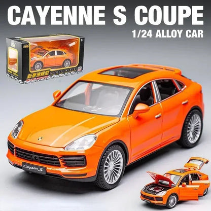 1:24 Cayenne S Coupe SUV Alloy Scale Model Car Diecast Metal car Simulated collectibles Children's Birthday Toy Gift