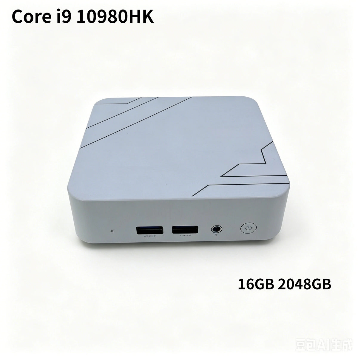 Core i9-10980HK Mini PC 32GB 2TB NVMe SSD, Triple 4K Display Desktop Computer, WiFi6 High Performance Office Home Small PC