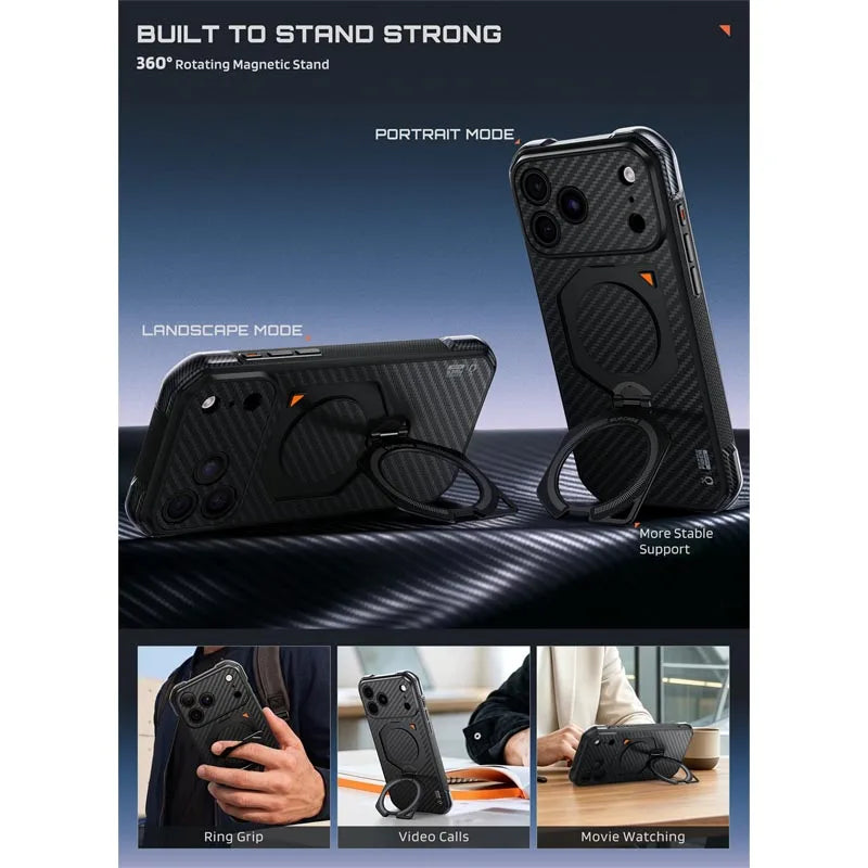 For iPhone 18 Pro Max iPhone 17 Pro Max Case SUPCASE UB Aero Military-Grade Protection Strong Magnetic Back Phone Case