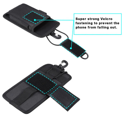 Oxford cloth Hanging Shoulder strap Universal Cell Phone Bag For Samsung iphone Xiaomi Motorola Huawei Smartphone Hanging Bag