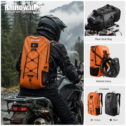 Rhinowalk Motor Backpack Tail Bag Travel Motorcycle bag