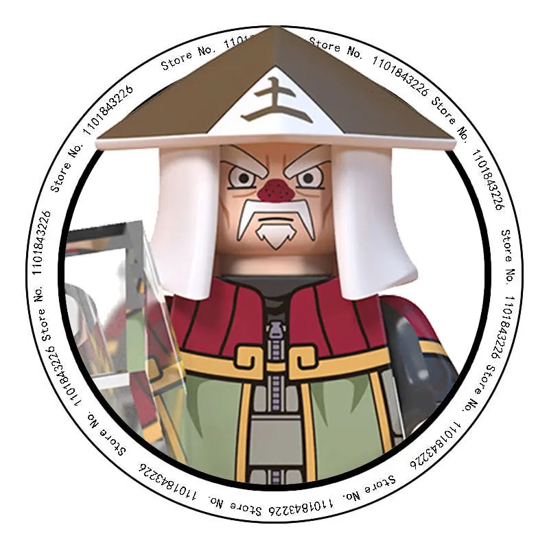 WM6152 Naruto Building Blocks Ootutuki Momoshiki Mitsuki Gaara Namikaze Minato Tobirama Action Figure Accessories For Kids