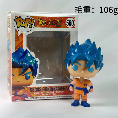 8 Styles Dragon Ball Funko POP Figures Goku Black Rose Piccolo Trunks Collectible Anime Desktop Decor Gift