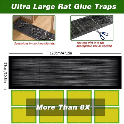 Large Size Strong Adhesive Mouse Traps60 -120CMHigh-Efficiency Household Mouse Trap Strong Adhesive Mouse Glue Mouse Sticker Rat