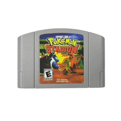 N64 Game Cassette, US Version,Pokémon  1/2 , 64-bit English Game Cassette,Retro Game， Collection Hobbies, Toy Gifts