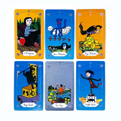 The OTHER Tarot Cards 78 Pcs Tarot Deck The Key That Opens The Door To The Coraline World, Great For Meditation & Party Games