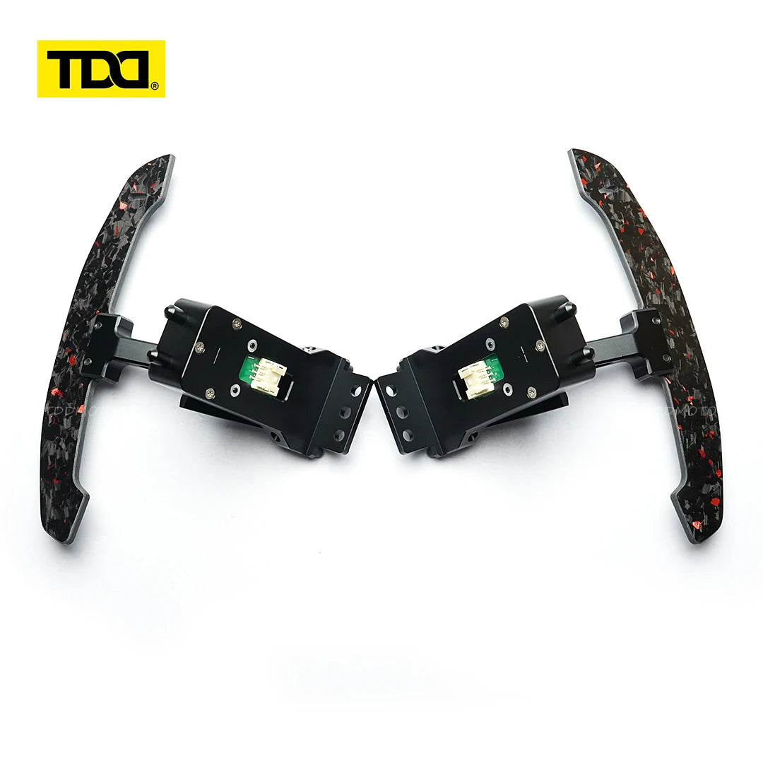 TDD Aluminum Alloy Magnetic Paddle Shifters For Porsche 718 Cayman GT4 991 Panamera 971 911 997 Steering Wheel Shift Paddle