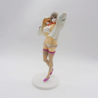 27cm Beautiful Standing Position Female Nurse Cartoon Figure Model Statue Collection Desktop Decoration Ornament Toys