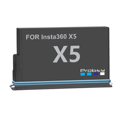 For Insta360 X5 Battery 2850mAh And LCD Dual ChannelFast Charger Hub Power Accessories For Insta 360 ONE X 5 Action Camera