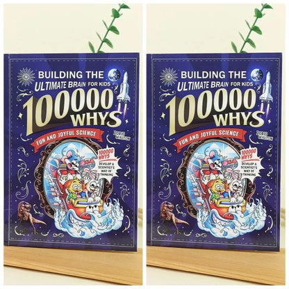 100000 Whys: Building The Ultimate Brain for Kids English Version Fun Science Cartoon Book Children's Early Education STEM Learn