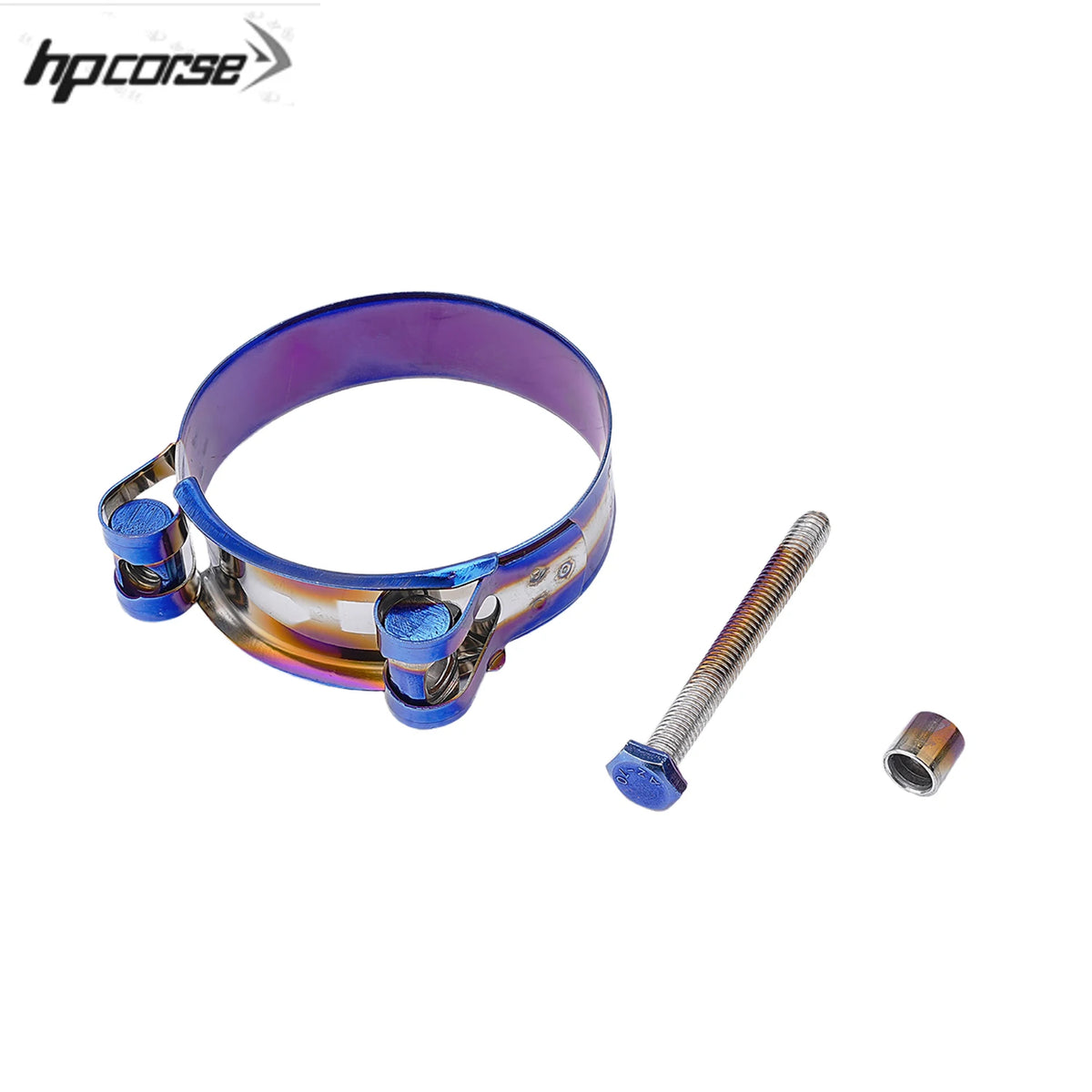 32mm - 85mm Motorcycle Exhaust Clamp Clip Stainless Steel Exhaust Pipe Clamps For Middle Exhaust Connect Fixed Seal Install