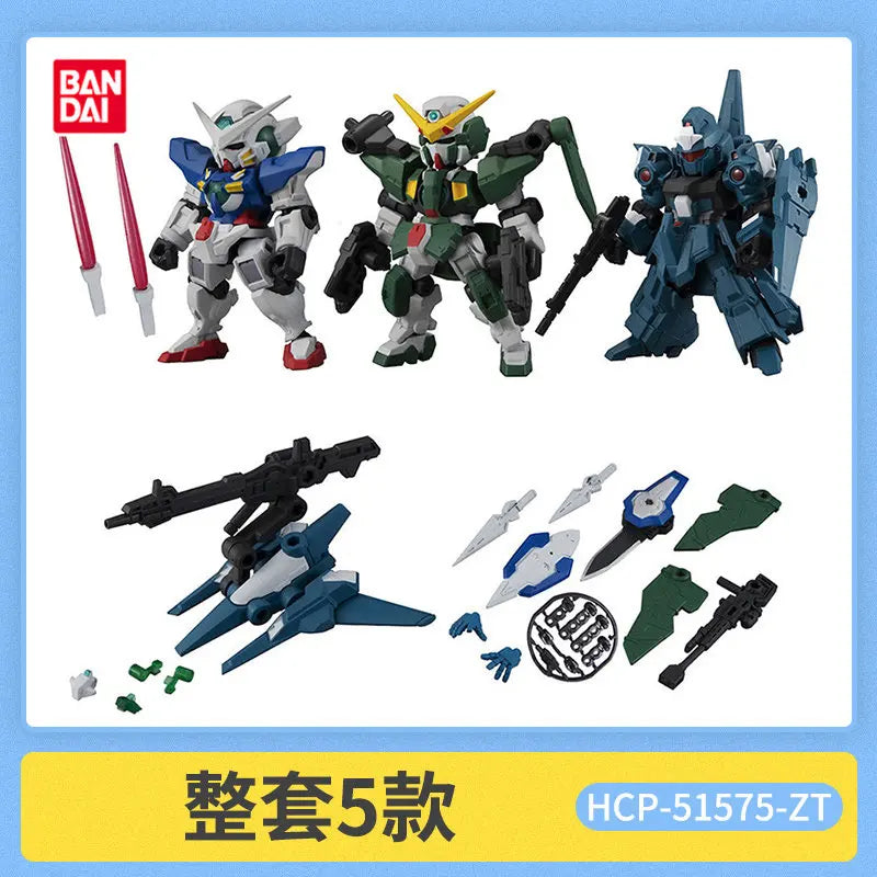 Bandai Gashapon Original Mobile Suit Ensemble (MSE) Gundam RX-78-2 Strike Hi-Nu Wing Astray ZZ Barbatos Assemble Model Kit