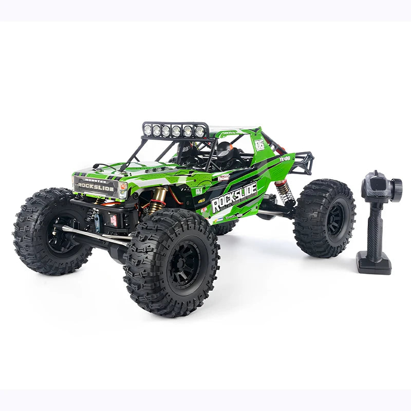 YK4061 1/6 4WD Performance RC Crawler Low Center of Gravity Electric Off‑Road Rock Crawler Remote Control Hobby Car for Adults