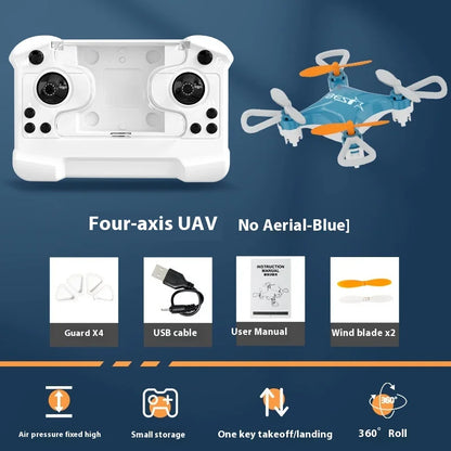 Hc702 Mini Folding Storage Aircraft Mini Drone Emote-Controlled Airplane Children'S Toy Mini Airplane Fixed Height Quadcopter