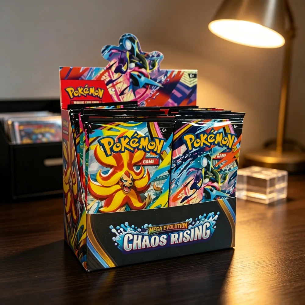 USA English Pokémon Card MEGA EVOLUTION Ascended Heroes Phantasmal Flames English Booster Battle Card Trading Game Card Gift Toy