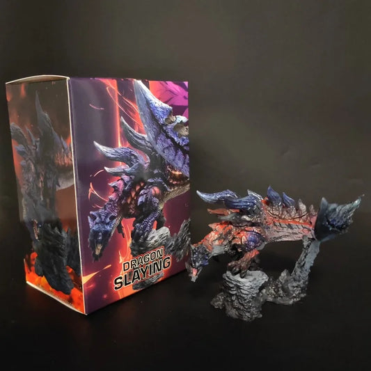New 13cm Monster Hunter Glavenus Static Model Statue Action Figure Desktop Ornament PVC Model Toys Boy Surprise Gift Collectable