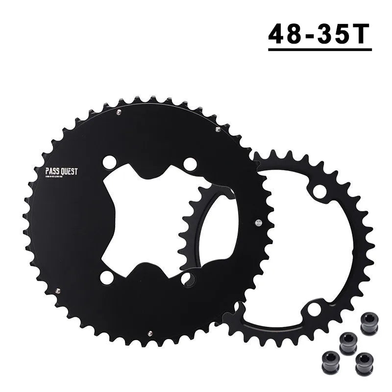 PASS QUEST 110 bcd chainring for Shimano ULTEGRA r8000 R8100 Narrow Wide road bike plate single dishe 54T 50 34T 52 36 53 39