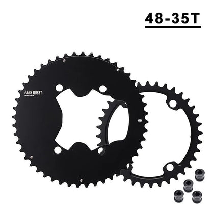 PASS QUEST 110 bcd chainring for Shimano ULTEGRA r8000 R8100 Narrow Wide road bike plate single dishe 54T 50 34T 52 36 53 39