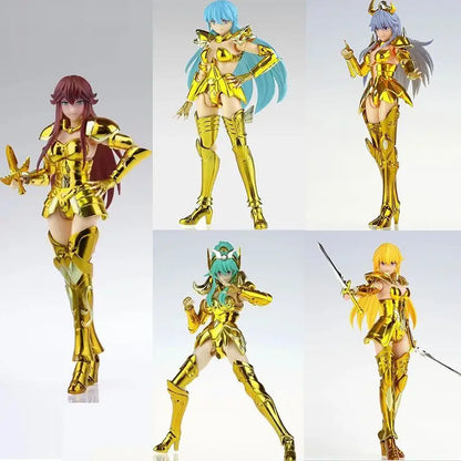 Great Toys/GT Saint Seiya Aries Dolores Pisces Venus Scorpio Geraldine Virgo Vena Sacred Pact Female Gold SaintsAction Figure
