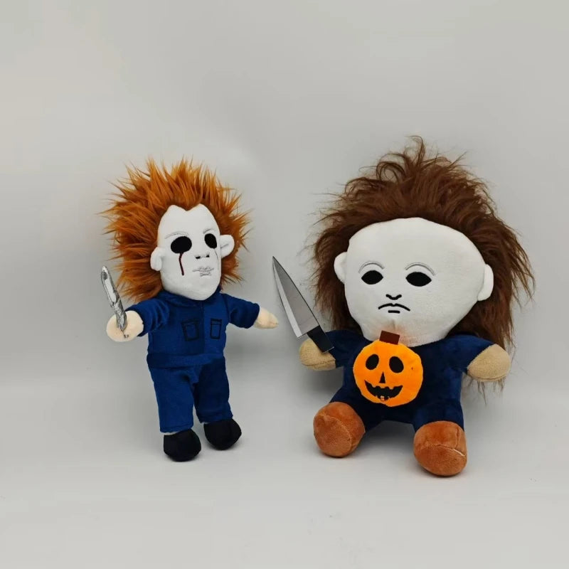 2025 New 25cm Horror Michael Myers Plush Toys Movie Anime Halloween Figures Soft Horror Dolls Plushie Birthday Gifts