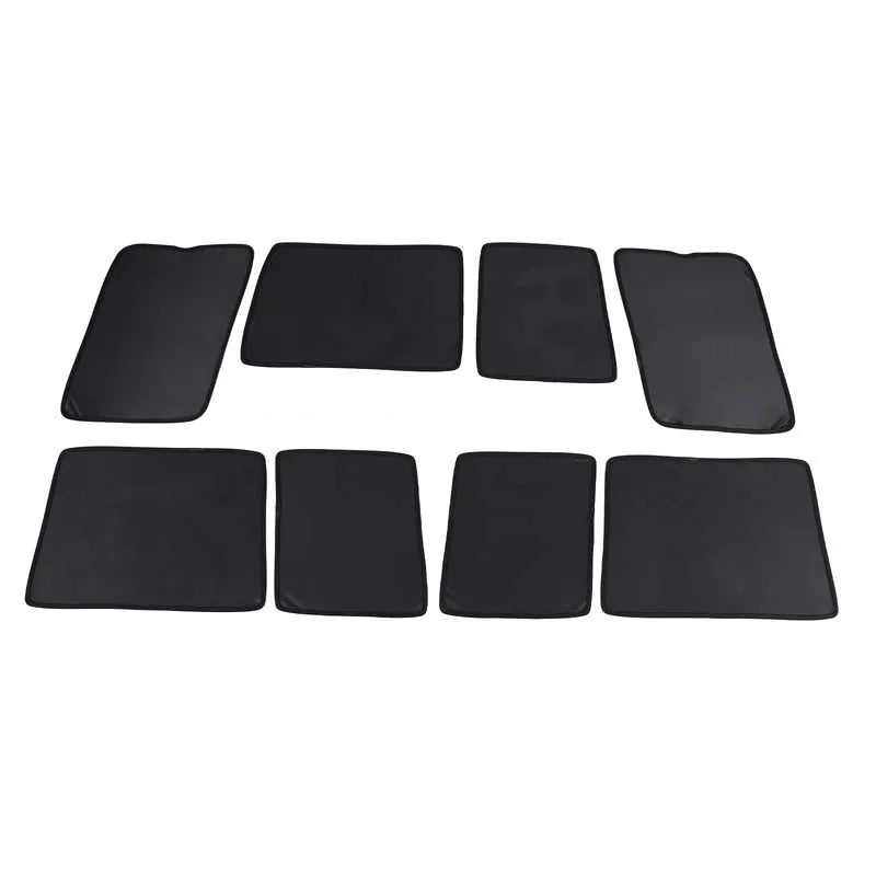 For Toyota LC76 Land Cruiser 70 Series 2007+ 8Pcs Memory Steel Window Screens Mesh Sun Shade Full Set Car Camping Accessories