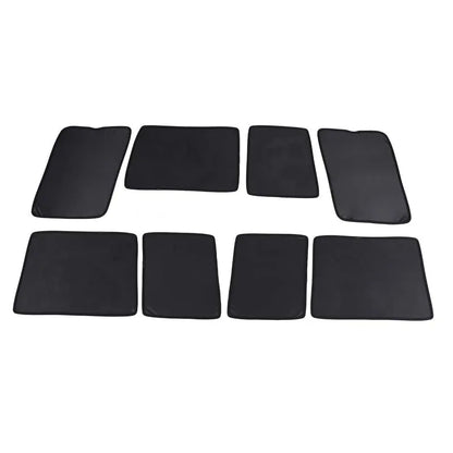 For Toyota LC76 Land Cruiser 70 Series 2007+ 8Pcs Memory Steel Window Screens Mesh Sun Shade Full Set Car Camping Accessories