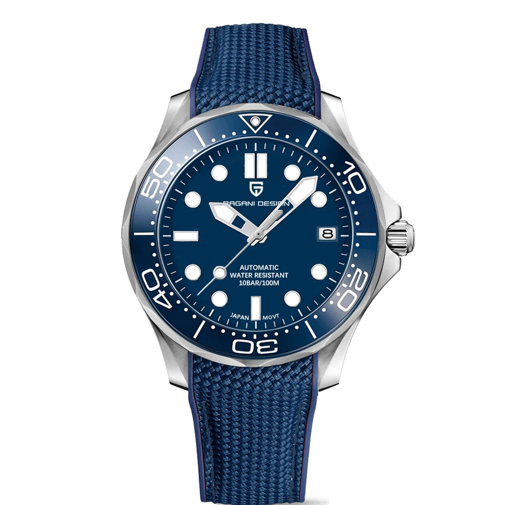 PAGANI DESIGN Navy Blue Ceramic Bezel Men's Watches Automatic Watch For Men Luminous Diving Mechanical Wrist Watch Men 2026 New