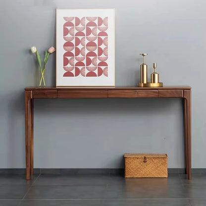 Classic Nordic Console Table Modern Minimalist Display Organizer Console Table Drawers Storage Tisch Wohnzimer Furniture