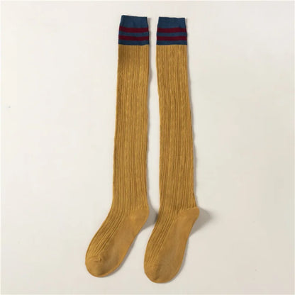 1 3 5 Pairs of Cozy Thermal Over the Knee Knit Socks for Women Warm and Stylish Winter Socks with Thickened Material