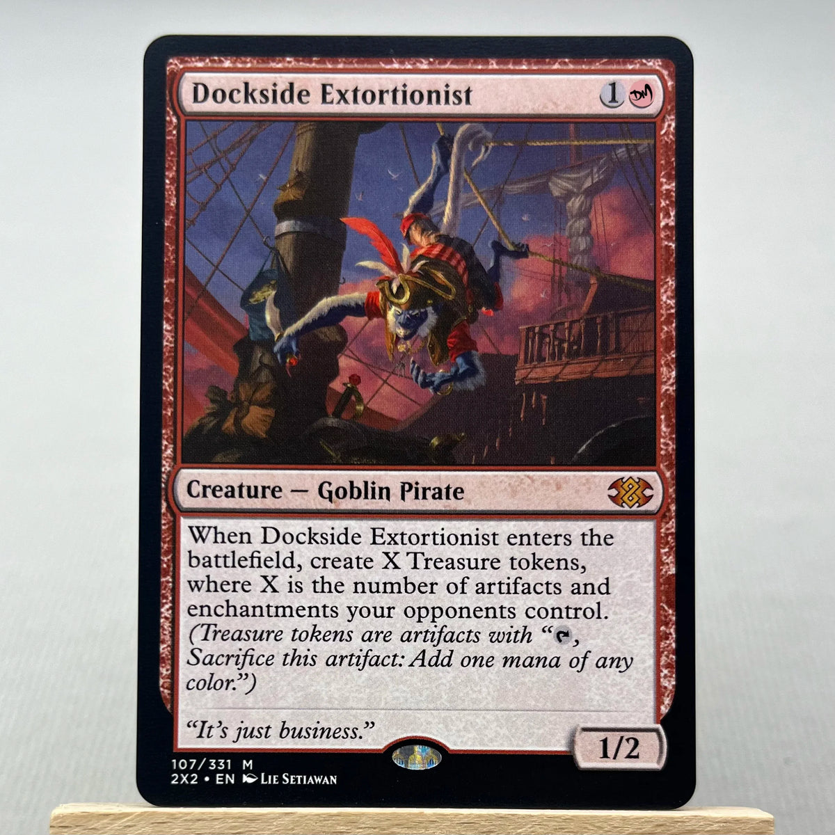 2X2 HOLO9-001 Tcg Proxy Cards Phyrexian Altar Imperial Seal Mana Vault Dockside Extortionist Damnation Force of Negation
