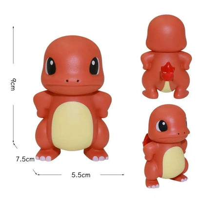 Kawaii Cute Orange mini Figurine, Dopamine Style desktop Ornament, Birthday and Holiday Collection Gift