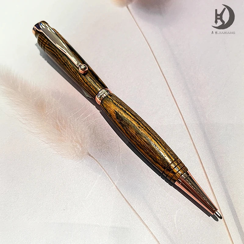 1 PCS 910 Luxury Vintage Slim Sour Wood Ballpoint Pen,Business Office Pen Gift Cool Nice Wooden Gel Pen for Men & Women