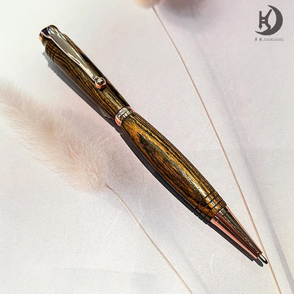 1 PCS 910 Luxury Vintage Slim Sour Wood Ballpoint Pen,Business Office Pen Gift Cool Nice Wooden Gel Pen for Men & Women