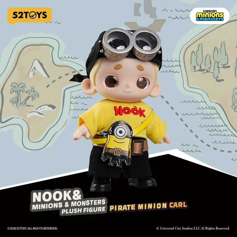 52TOYS NOOK & MINIONS Plush Figure Anime Figure Edition Collection Ornaments Surprise Gift Toys
