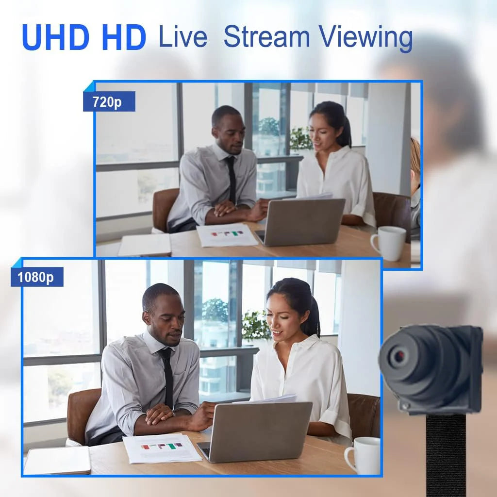 Tuya HD Mini DIY Camera Wide Angle Supports Remote Viewing, Motion Detection, Wireless Security Camera Supports Automatic Alarm