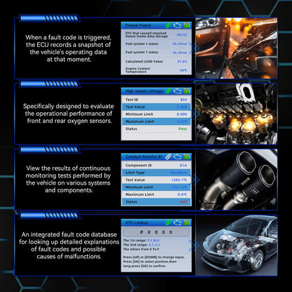 2026 KONNWEI KW330 Car OBD2 Diagnosis Tool Fault Scanner Engine Battery Test DTC LOOKUP Real-Time Data Stream OBD InspectionTool