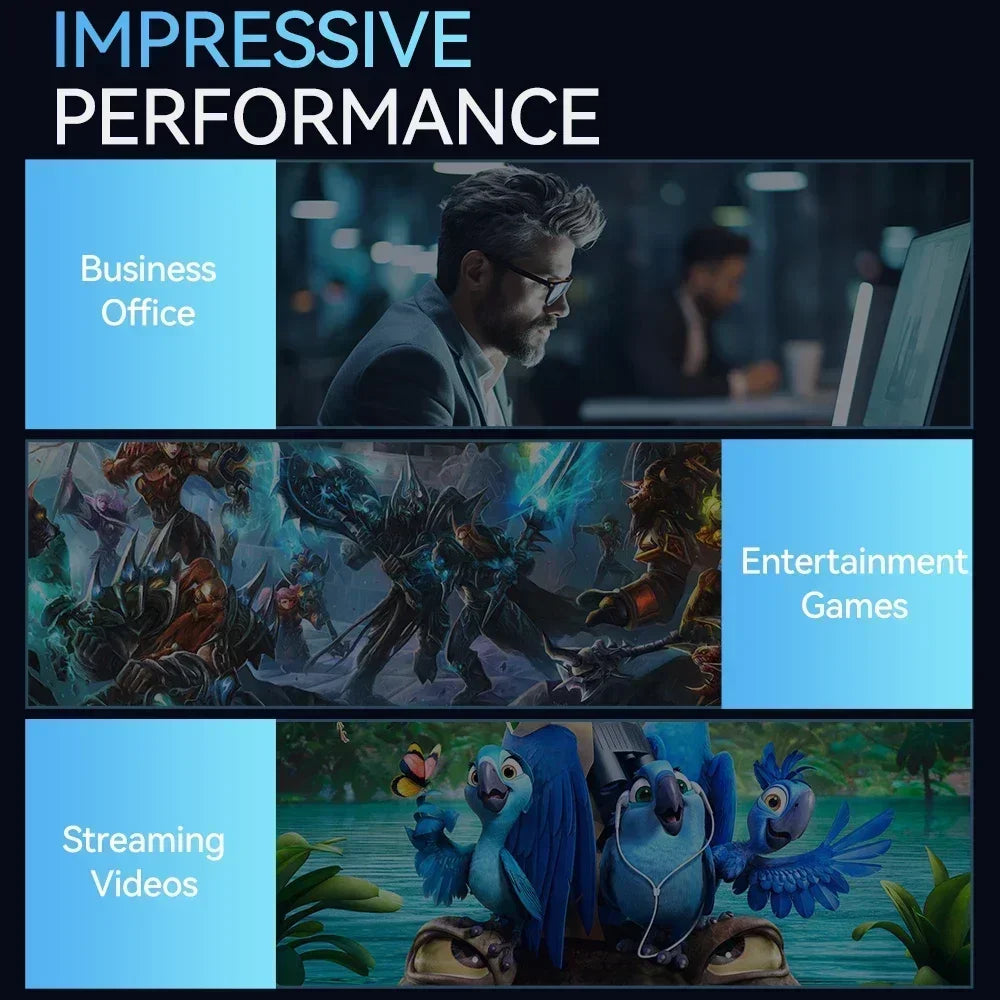 2026 MINI PC Windows 11 Pro Core i9 10980HK 32GB RAM 1TB 2TB SSD WIFI 6 BT5.2 4K HD Mini Gaming Office Study Pc