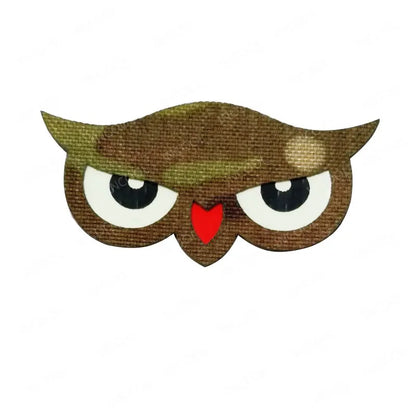 Cat Eyes Glow In Dark Patches Infrared IR Reflective Rubber Appliqued For Hats Helmet Uniform Backpack