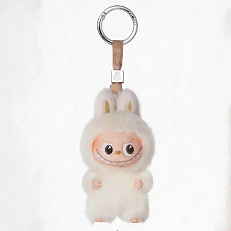 Genuine Pop Mart Pin For Love Labubu V4 The Monsters Blind Box Cute Keychain Christmas Mystery Gift