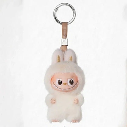 Genuine Pop Mart Pin For Love Labubu V4 The Monsters Blind Box Cute Keychain Christmas Mystery Gift