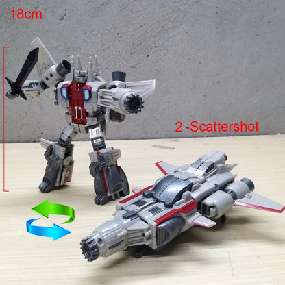 Computron 5IN1 Combiners Transformation Toys Scattershot Nosecone Strafe Afterburner Action Figure Deformed Robot Anime Model