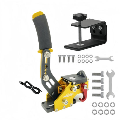 Hall Effect Sim Racing Handbrake Linear USB PC Drift Brake for ETS2 Assetto Corsa Compatible with SimRuito Paddock