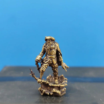 Brass Pirate Monster Caribbean 1/64 Figurine Miniature Landscape Display Model